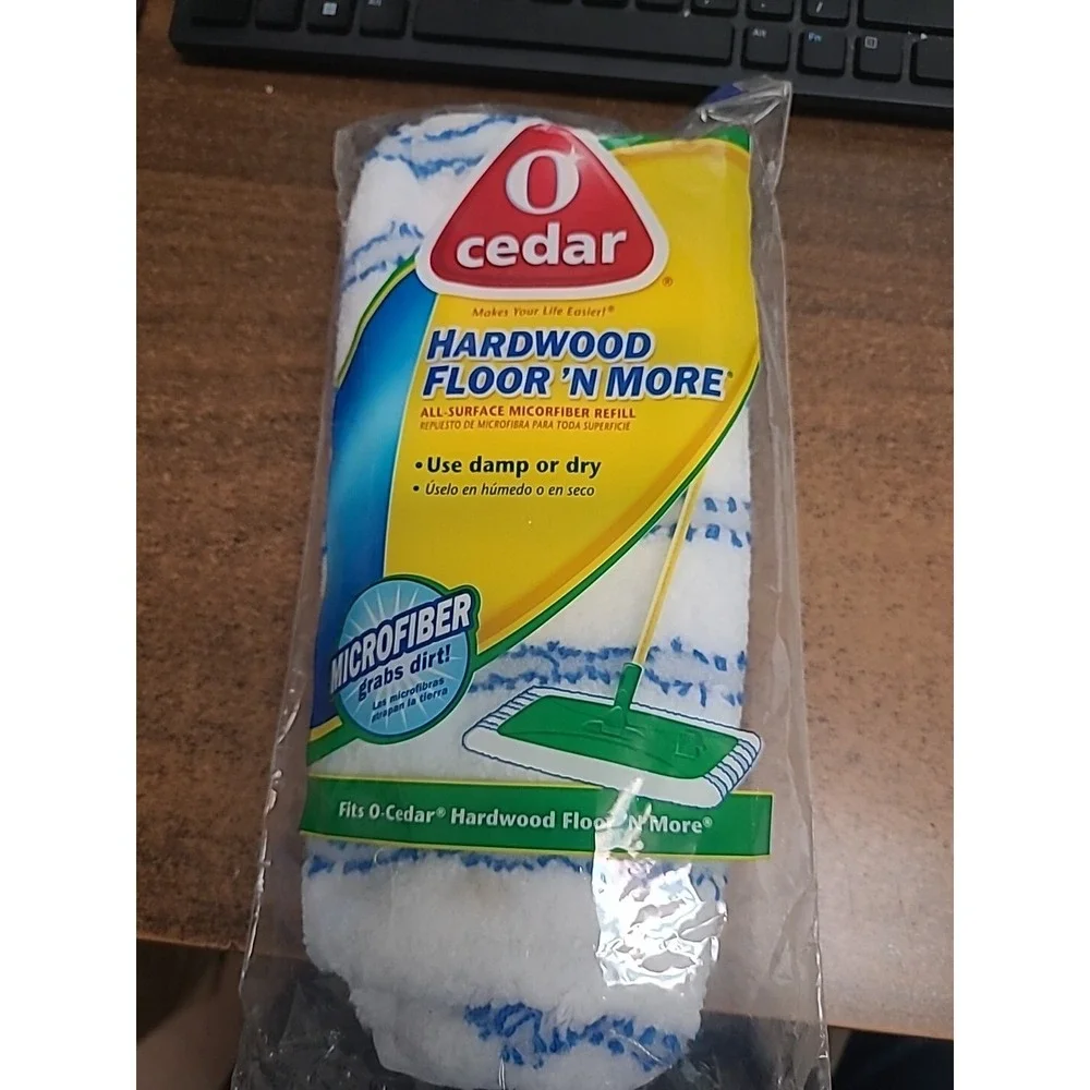 O Cedar Microfiber Pad Hardwood Floor N More‎ Dry Damp Mop Refill New